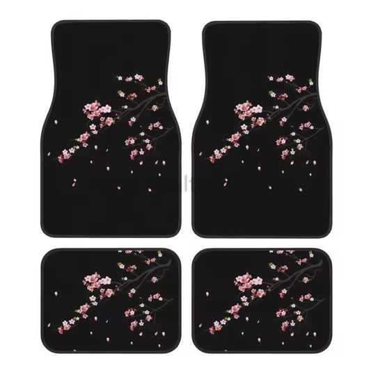 Japanese Sakura Floor Mats 4 Pieces